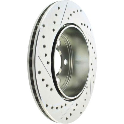 StopTech Select Sport 2011-2012 Dodge Challenger RT Drilled and Slotted Rear Left Brake Rotor 227.63062L