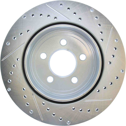 StopTech Select Sport 2011-2012 Dodge Challenger RT Drilled and Slotted Rear Right Brake Rotor 227.63062R