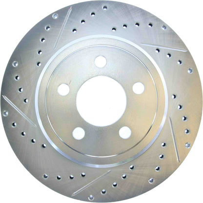 StopTech Select Sport 2011-2012 Dodge Challenger RT Drilled and Slotted Rear Right Brake Rotor 227.63062R