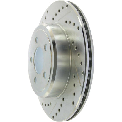 StopTech Select Sport 2011-2012 Dodge Challenger RT Drilled and Slotted Rear Right Brake Rotor 227.63062R