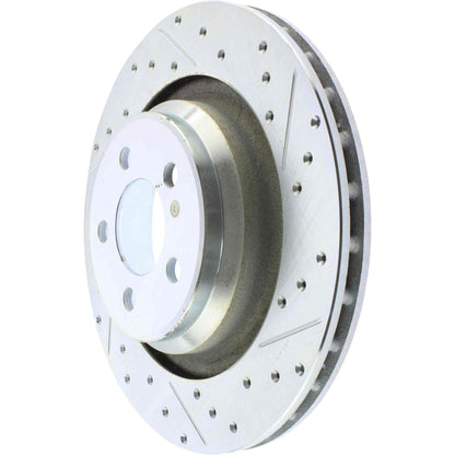 StopTech Select Sport 13-14 Dodge Challenger SRT8 Drilled and Slotted Rear Left Brake Rotor 227.63064L