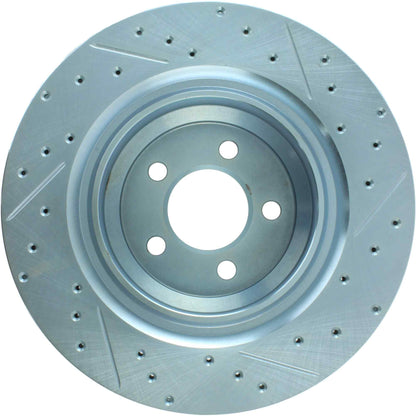 StopTech Select Sport 2014 Dodge Challenger Slotted and Drilled Right Rear Brake Rotor 227.63064R