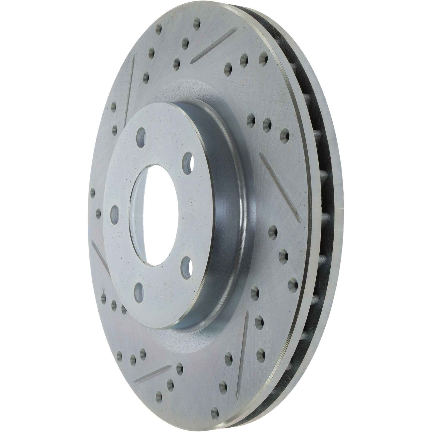 StopTech  Select Sport Drilled And Slotted Brake Rotor; Front Right