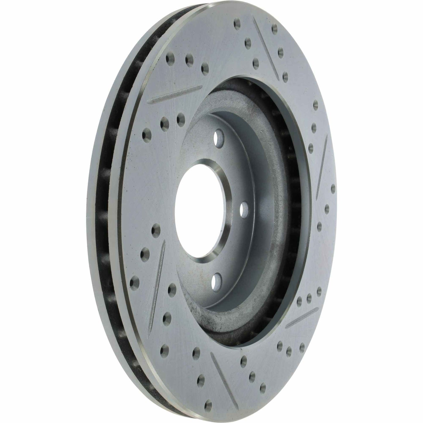 StopTech  Select Sport Drilled And Slotted Brake Rotor; Front Right