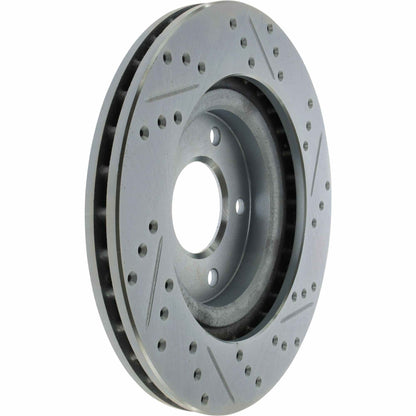 StopTech  Select Sport Drilled And Slotted Brake Rotor; Front Right