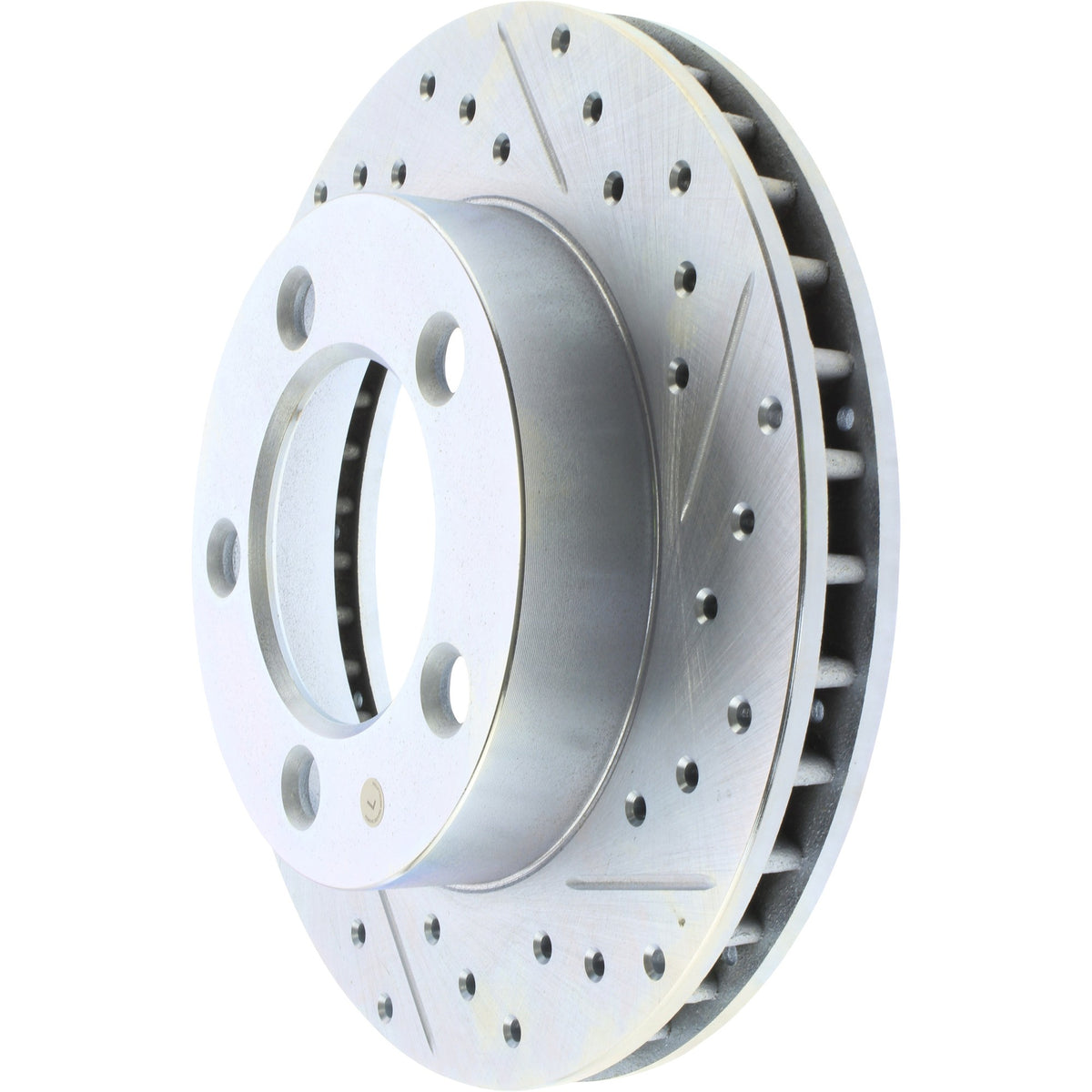 StopTech Select Sport Drilled And Slotted Brake Rotor; Front Left