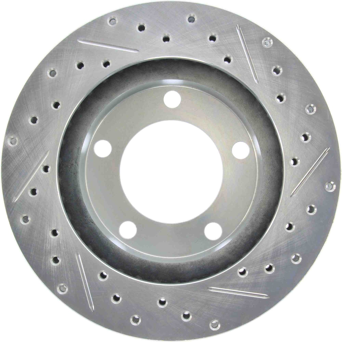 StopTech Select Sport Drilled And Slotted Brake Rotor; Front Right
