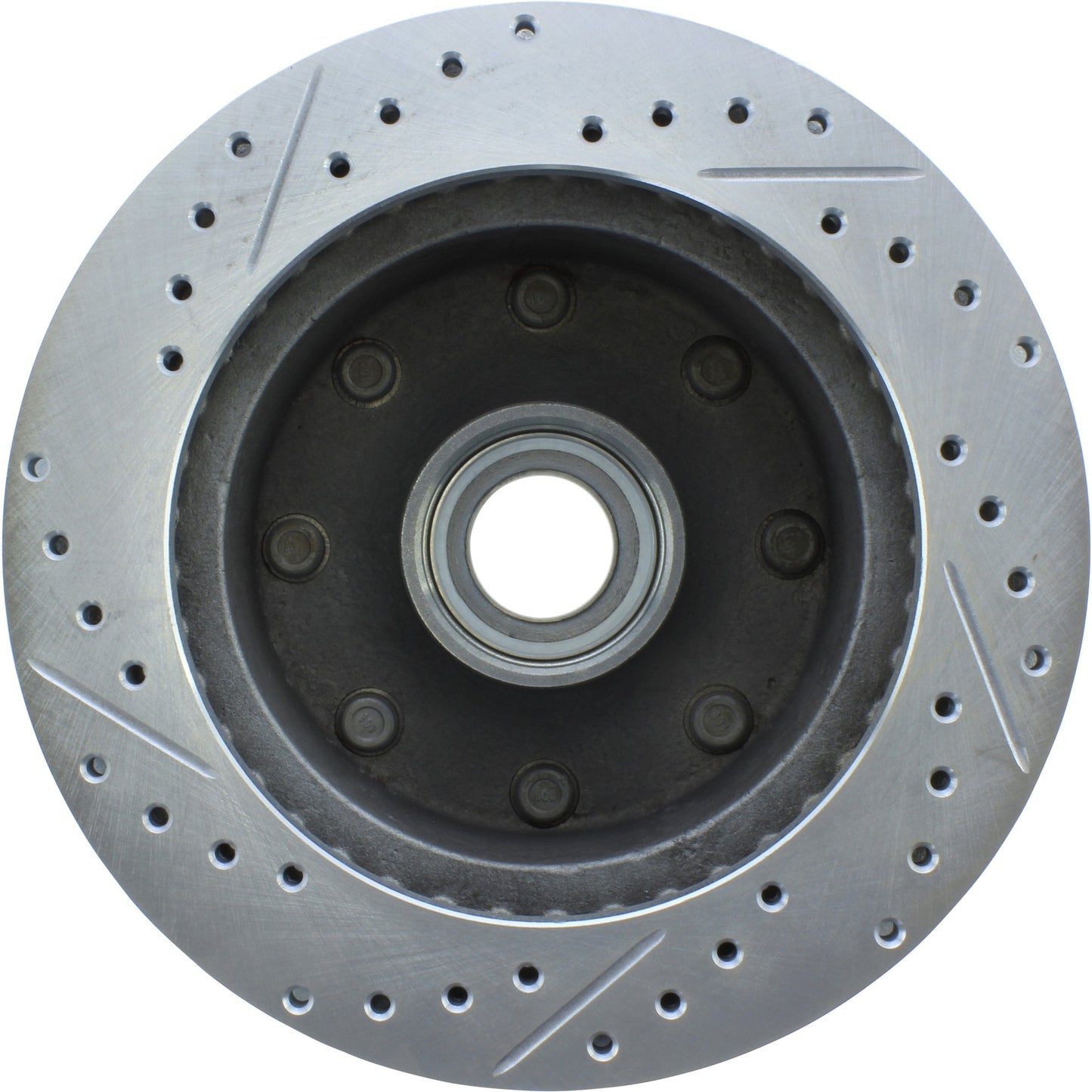 StopTech Select Sport Drilled And Slotted Brake Rotor; Front Left