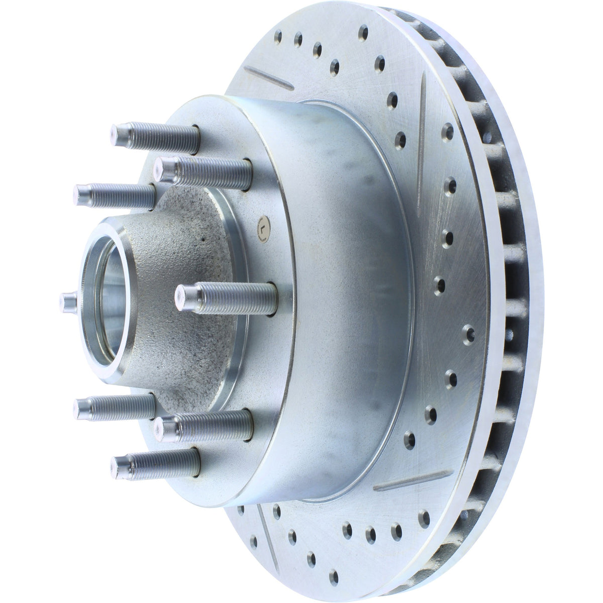 StopTech Select Sport Drilled And Slotted Brake Rotor; Front Left