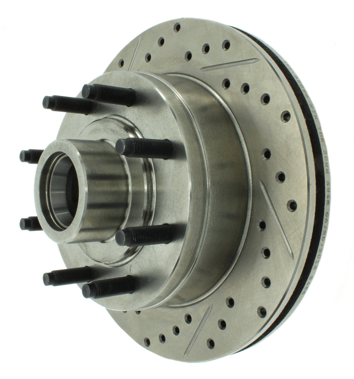 StopTech  Select Sport Drilled And Slotted Brake Rotor; Front Right