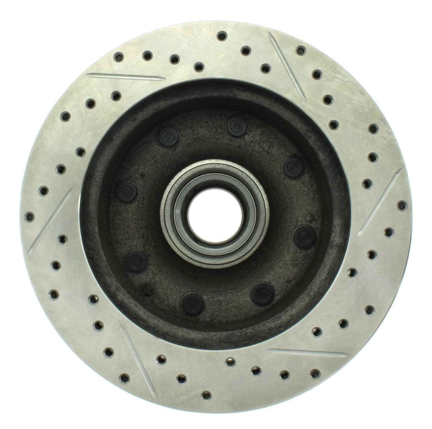 StopTech  Select Sport Drilled And Slotted Brake Rotor; Front Right