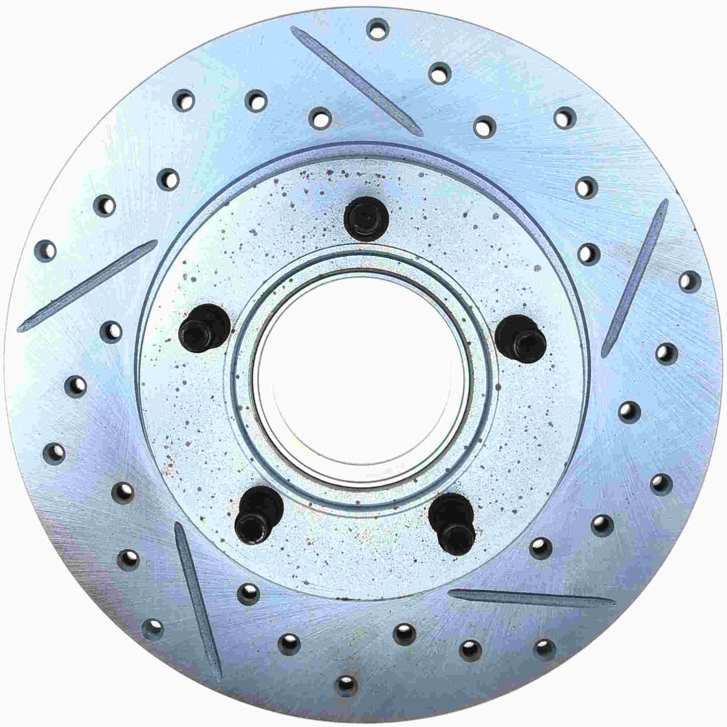 StopTech Select Sport Drilled And Slotted Brake Rotor; Front Left