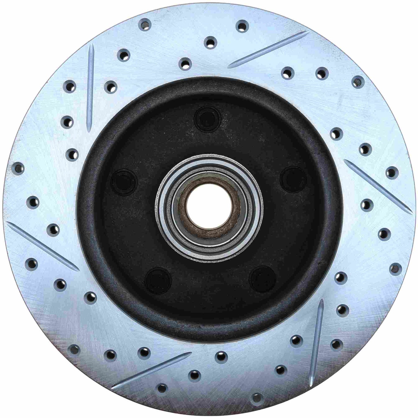 StopTech Select Sport Drilled And Slotted Brake Rotor; Front Left