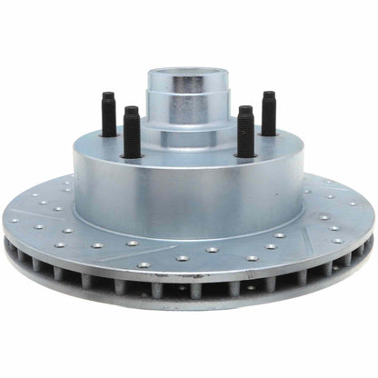 StopTech Select Sport Drilled And Slotted Brake Rotor; Front Right