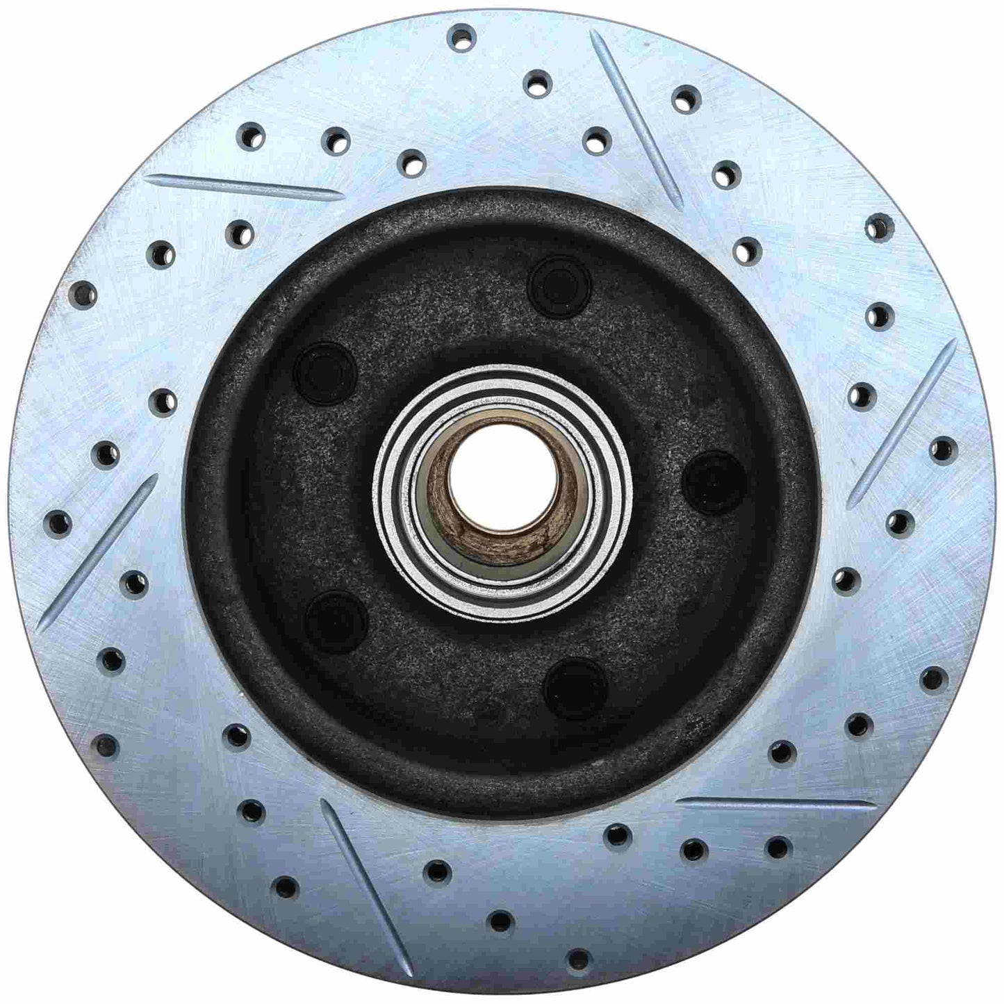 StopTech Select Sport Drilled And Slotted Brake Rotor; Front Right