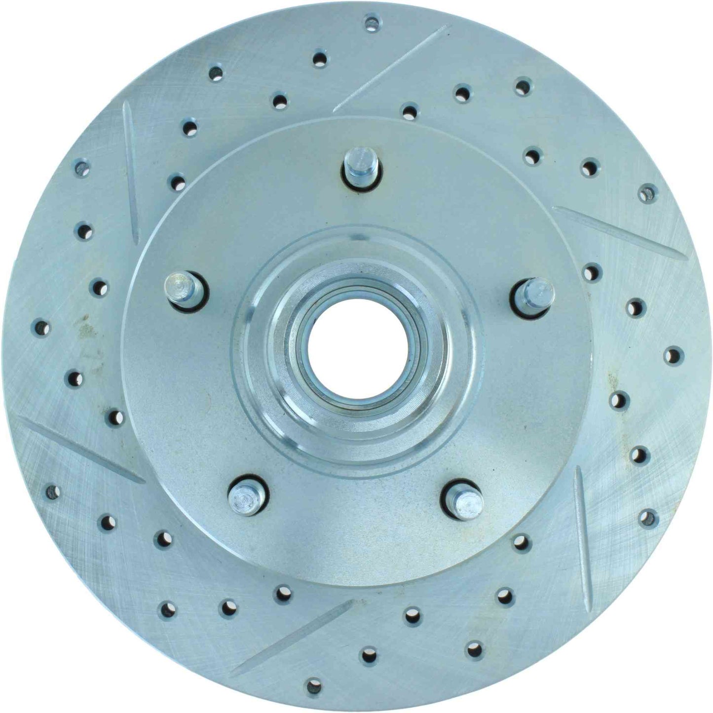 StopTech Select Sport Drilled And Slotted Brake Rotor; Front Right