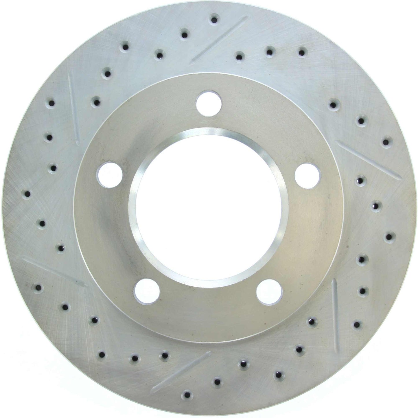 StopTech Select Sport Drilled And Slotted Brake Rotor; Front Right