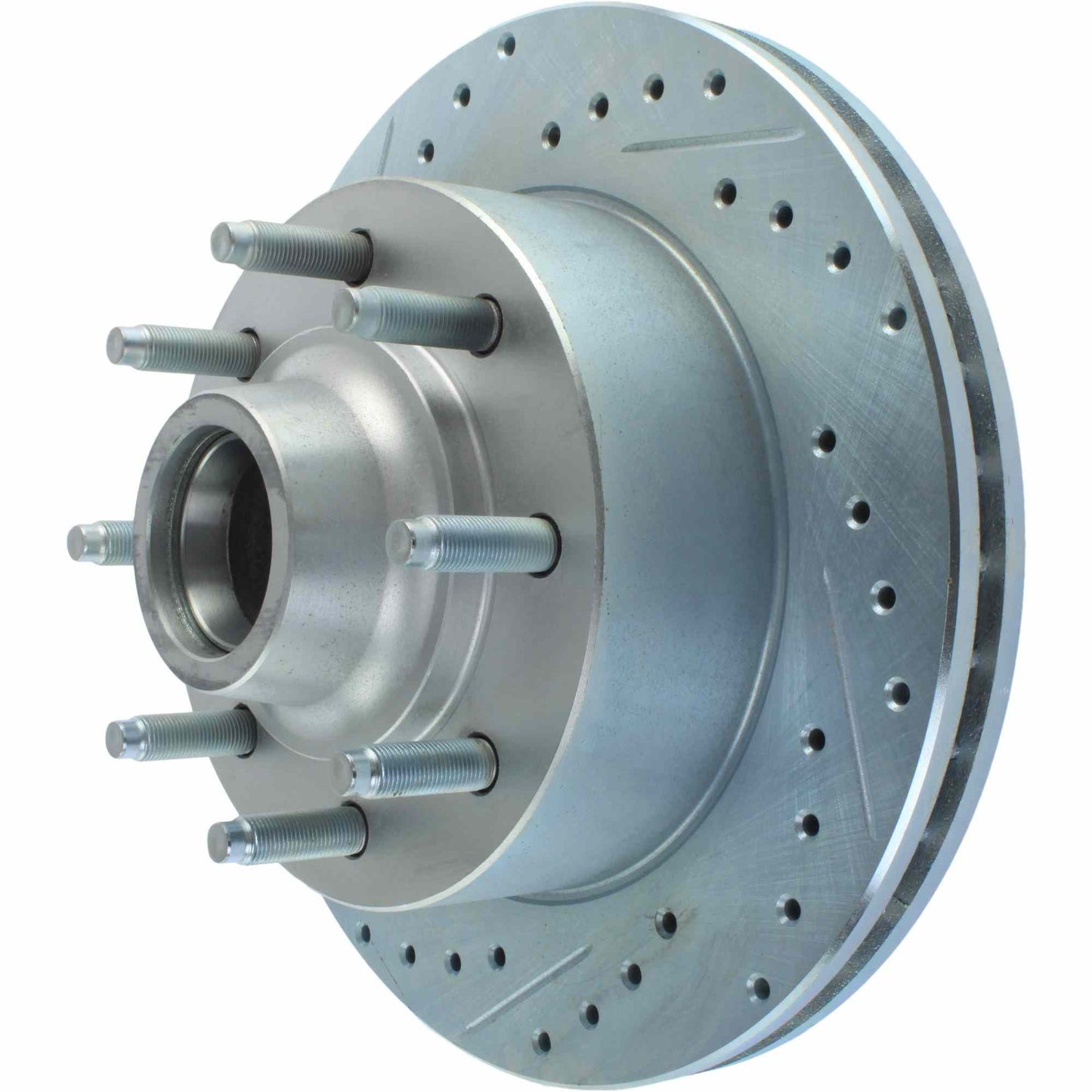 StopTech Select Sport Drilled And Slotted Brake Rotor; Front Right