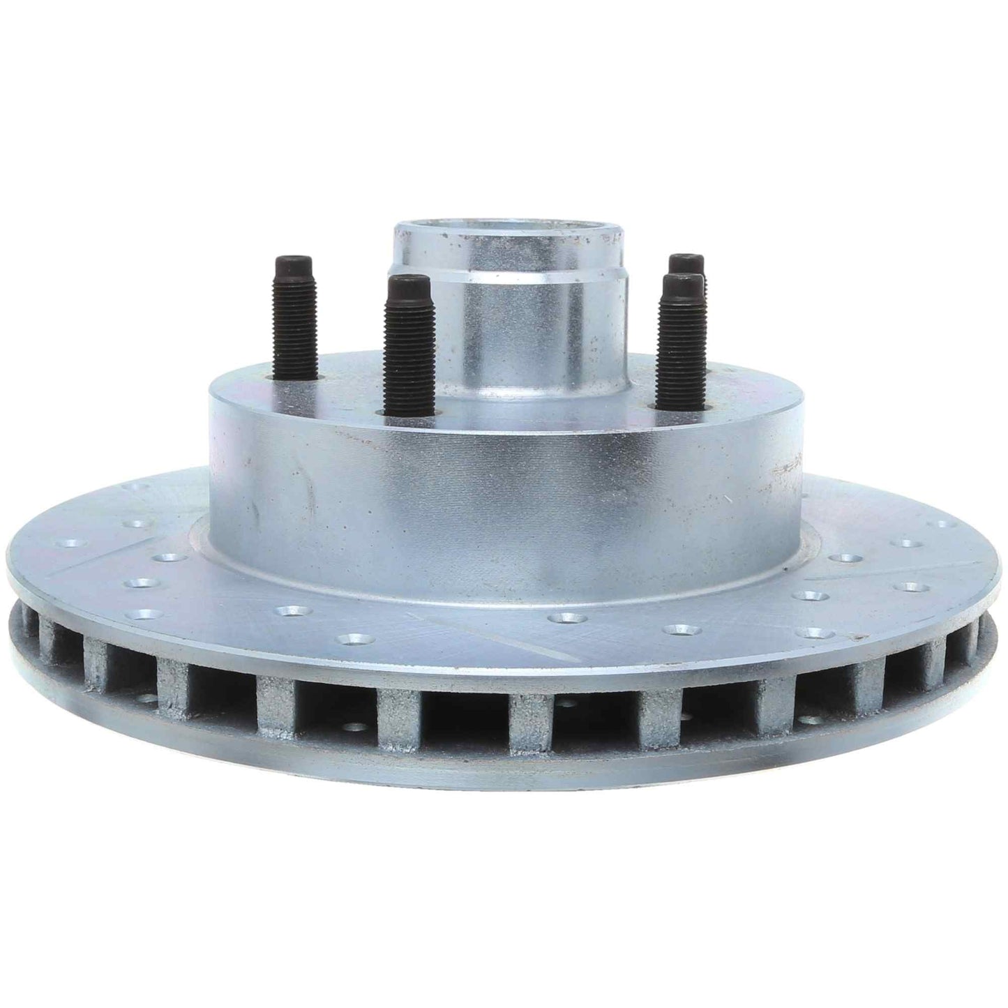 StopTech Select Sport Drilled And Slotted Brake Rotor; Front Left