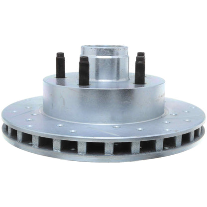 StopTech Select Sport Drilled And Slotted Brake Rotor; Front Left