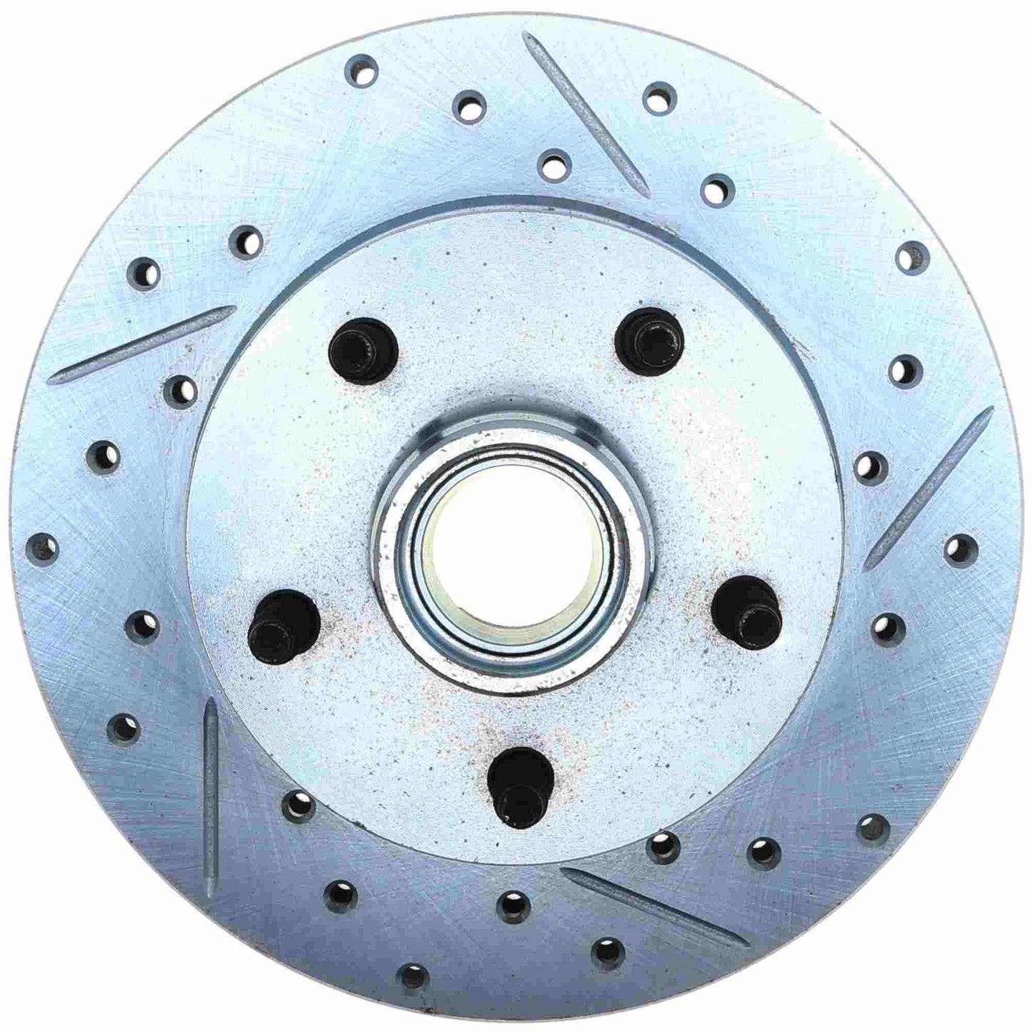 StopTech Select Sport Drilled And Slotted Brake Rotor; Front Left