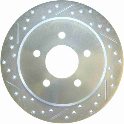 StopTech Select Sport 98-04 Ford Ranger (Rear Disc) Slotted and Drilled Right Rear Rotor 227.65052R