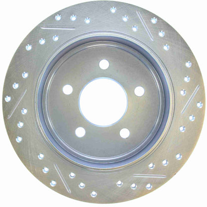StopTech Select Sport 98-04 Ford Ranger (Rear Disc) Slotted and Drilled Right Rear Rotor 227.65052R