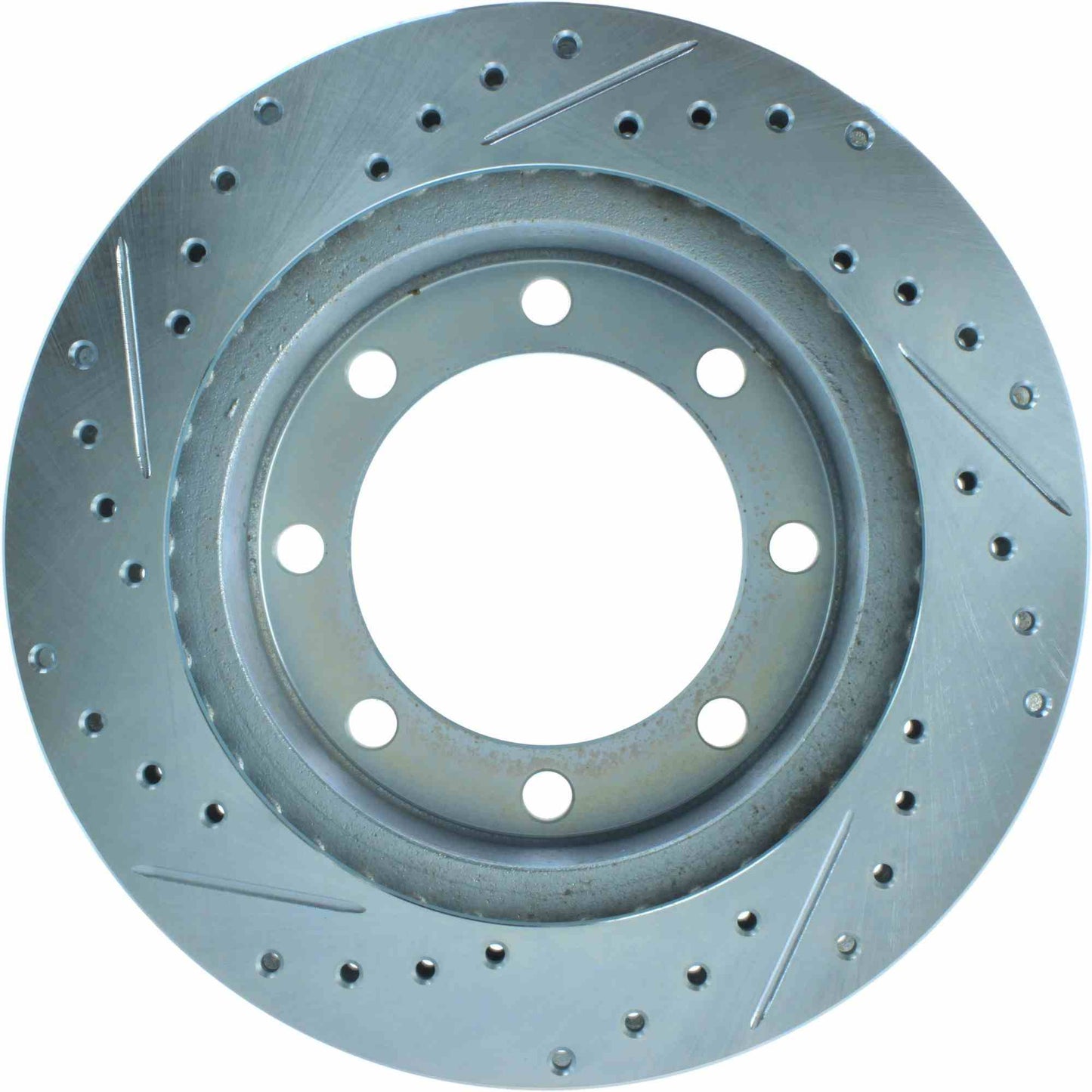 StopTech Select Sport Drilled And Slotted Brake Rotor; Front Left