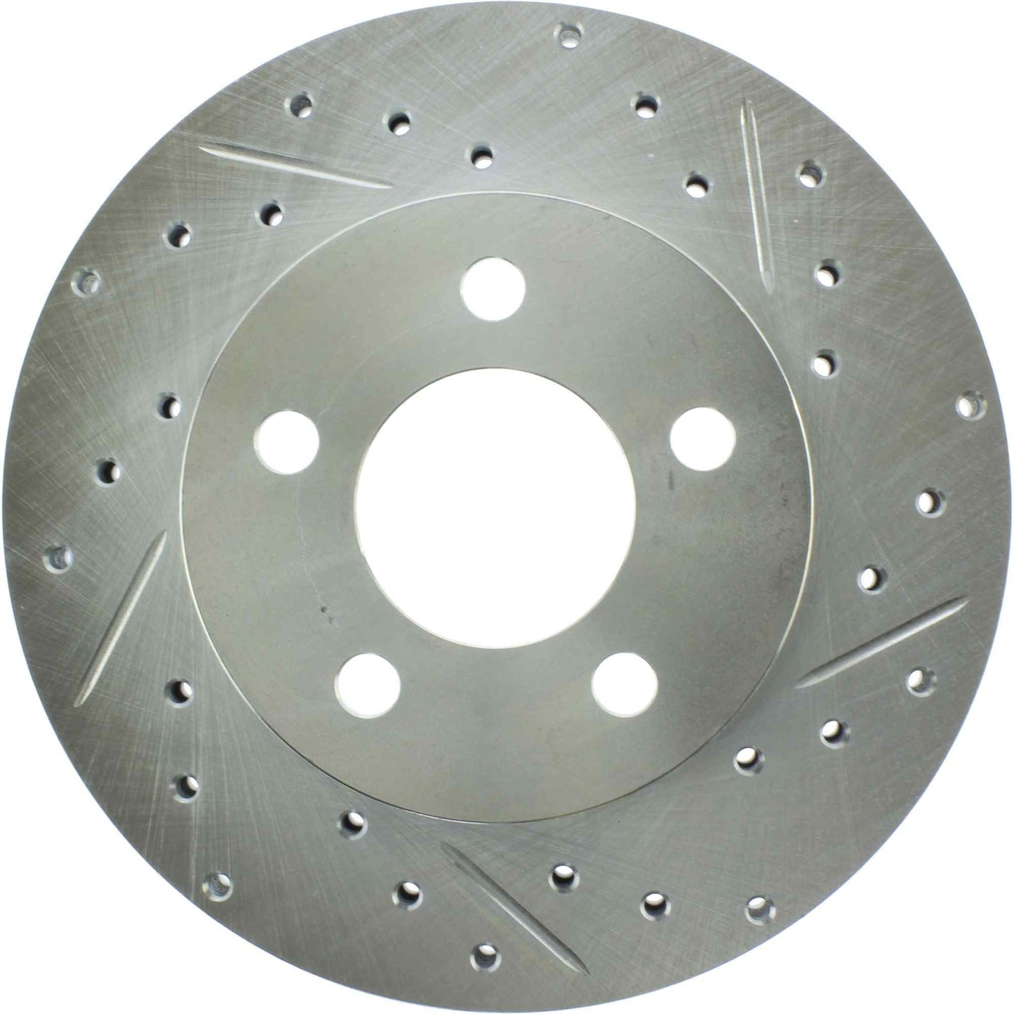 StopTech Select Sport Drilled And Slotted Brake Rotor; Front Left