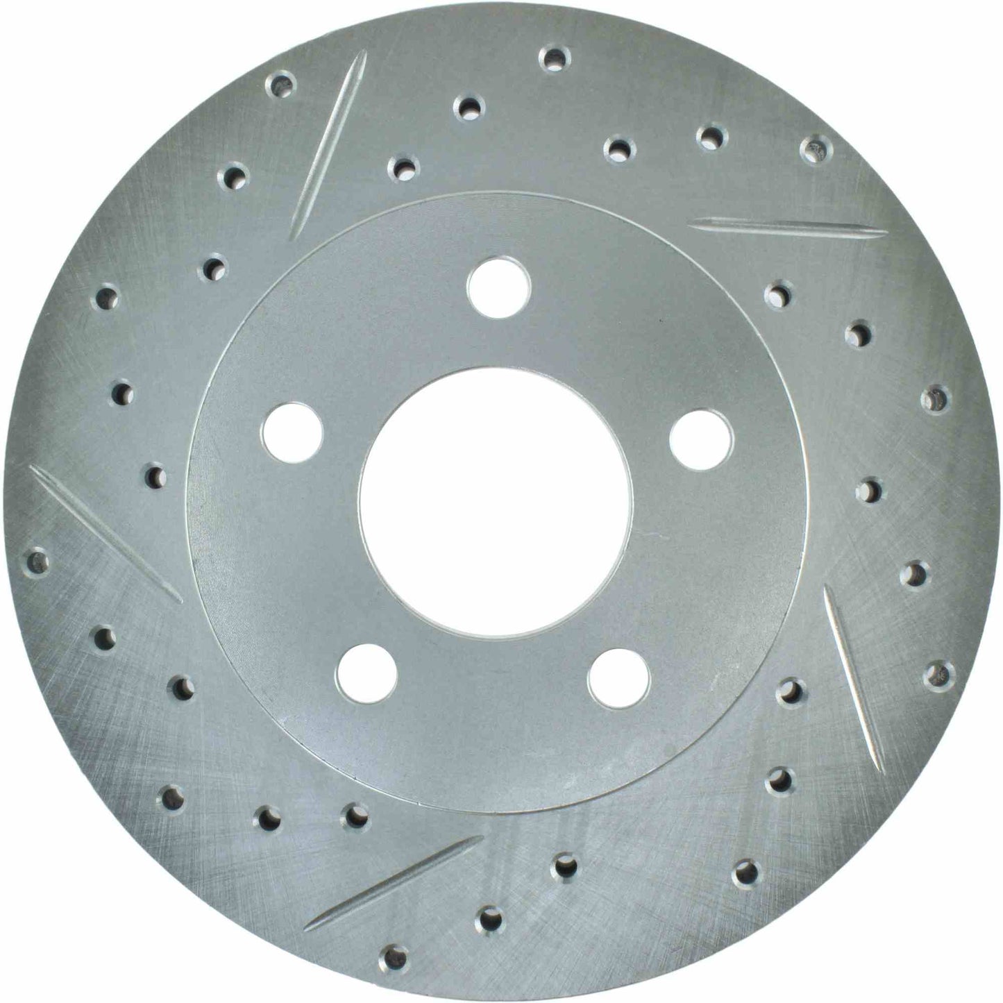 StopTech Select Sport Drilled And Slotted Brake Rotor; Front Right