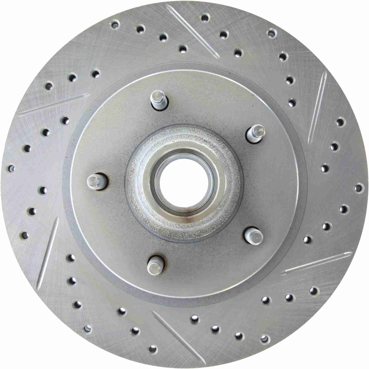 StopTech Select Sport Drilled And Slotted Brake Rotor; Front Left
