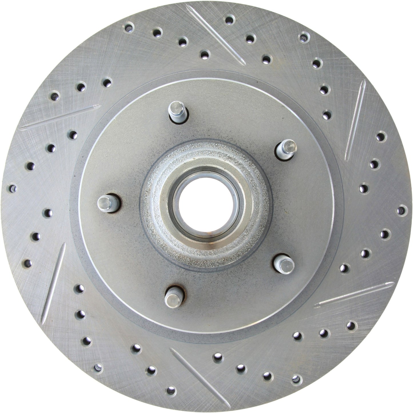 StopTech Select Sport Drilled And Slotted Brake Rotor; Front Left