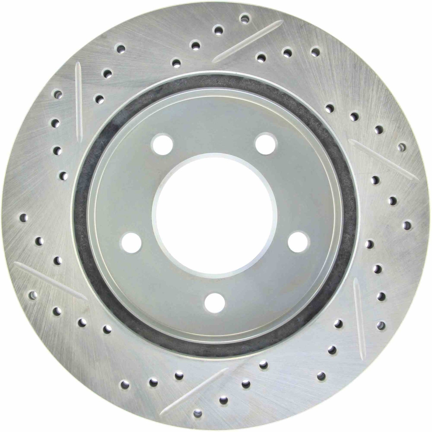 StopTech Select Sport Drilled And Slotted Brake Rotor; Front Left