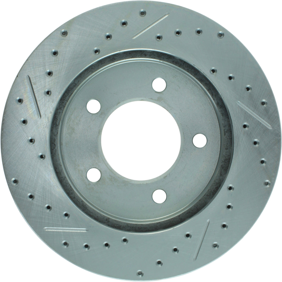 StopTech Select Sport Drilled And Slotted Brake Rotor; Front Left