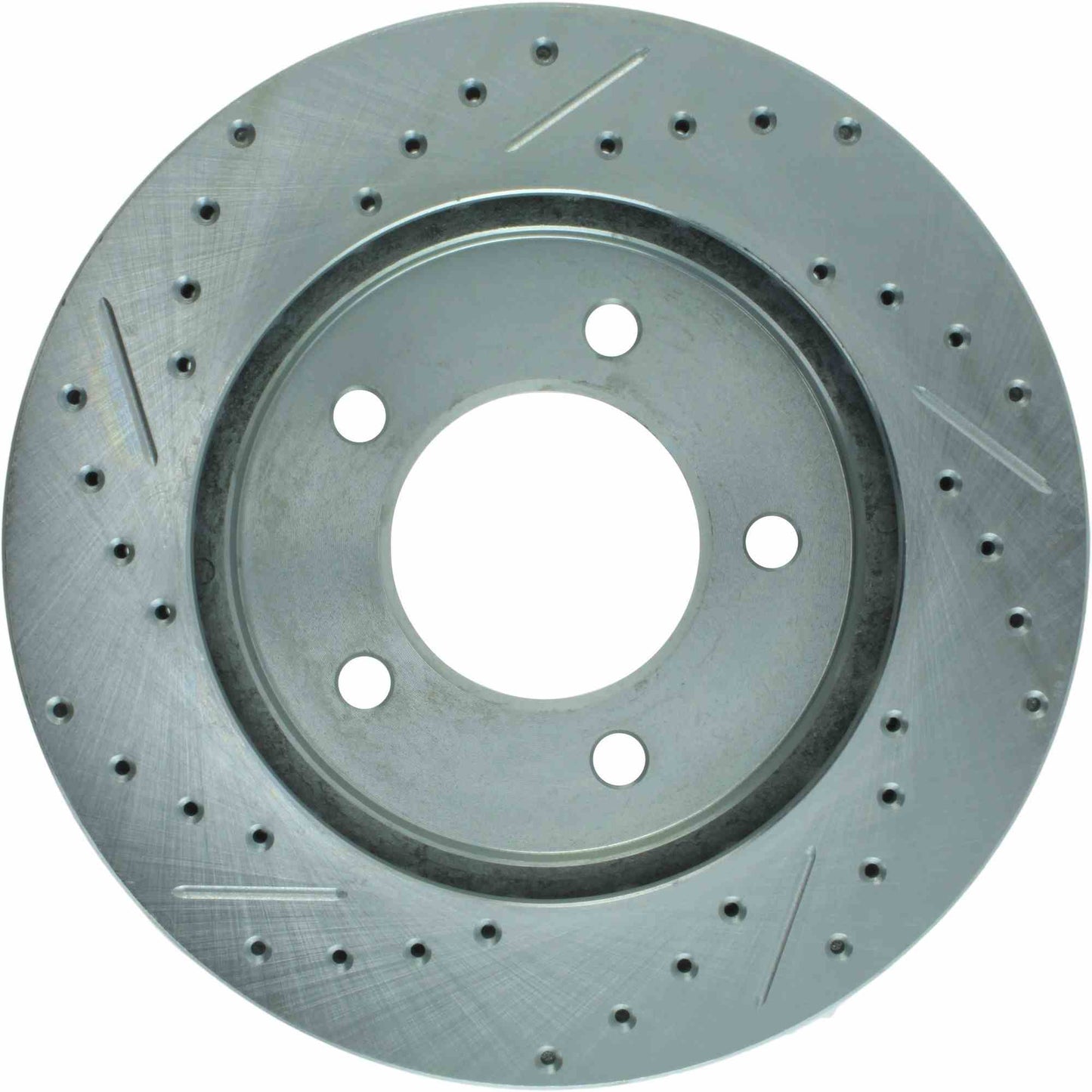 StopTech Select Sport Drilled And Slotted Brake Rotor; Front Left