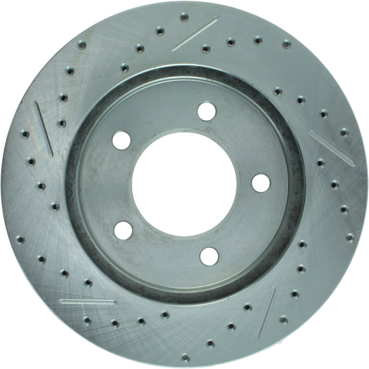 StopTech Select Sport Drilled And Slotted Brake Rotor; Front Left
