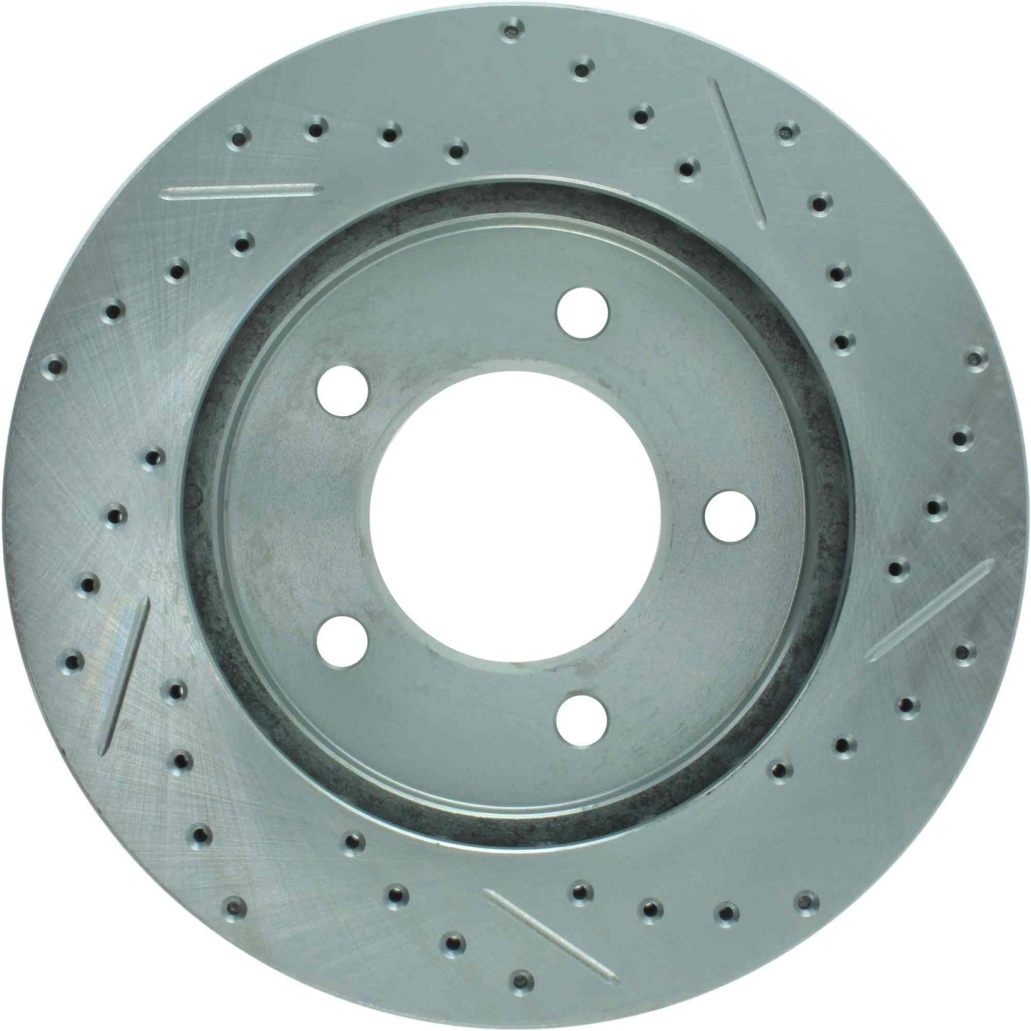 StopTech Select Sport Drilled And Slotted Brake Rotor; Front Right