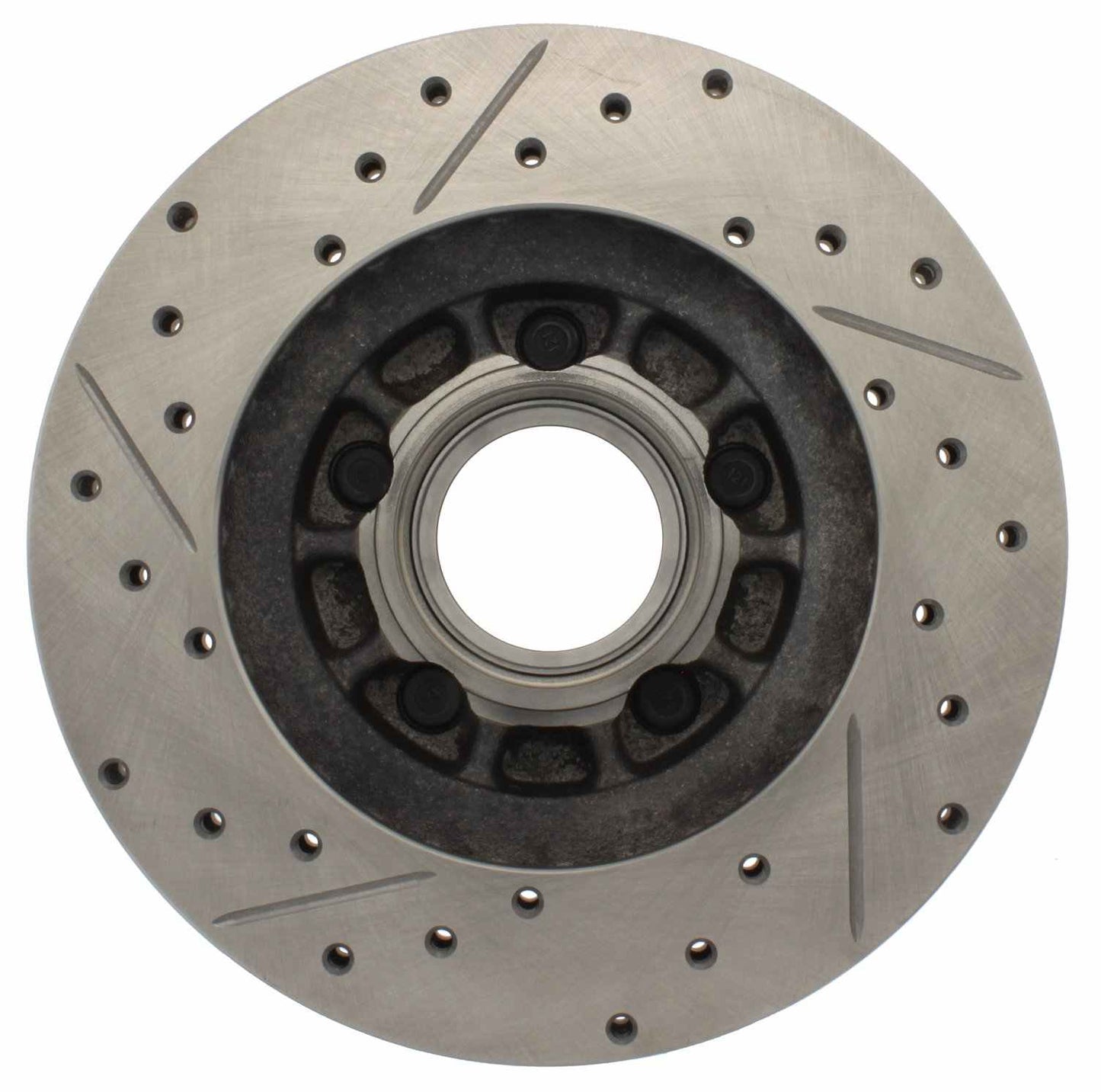 StopTech Select Sport Drilled And Slotted Brake Rotor; Front Left