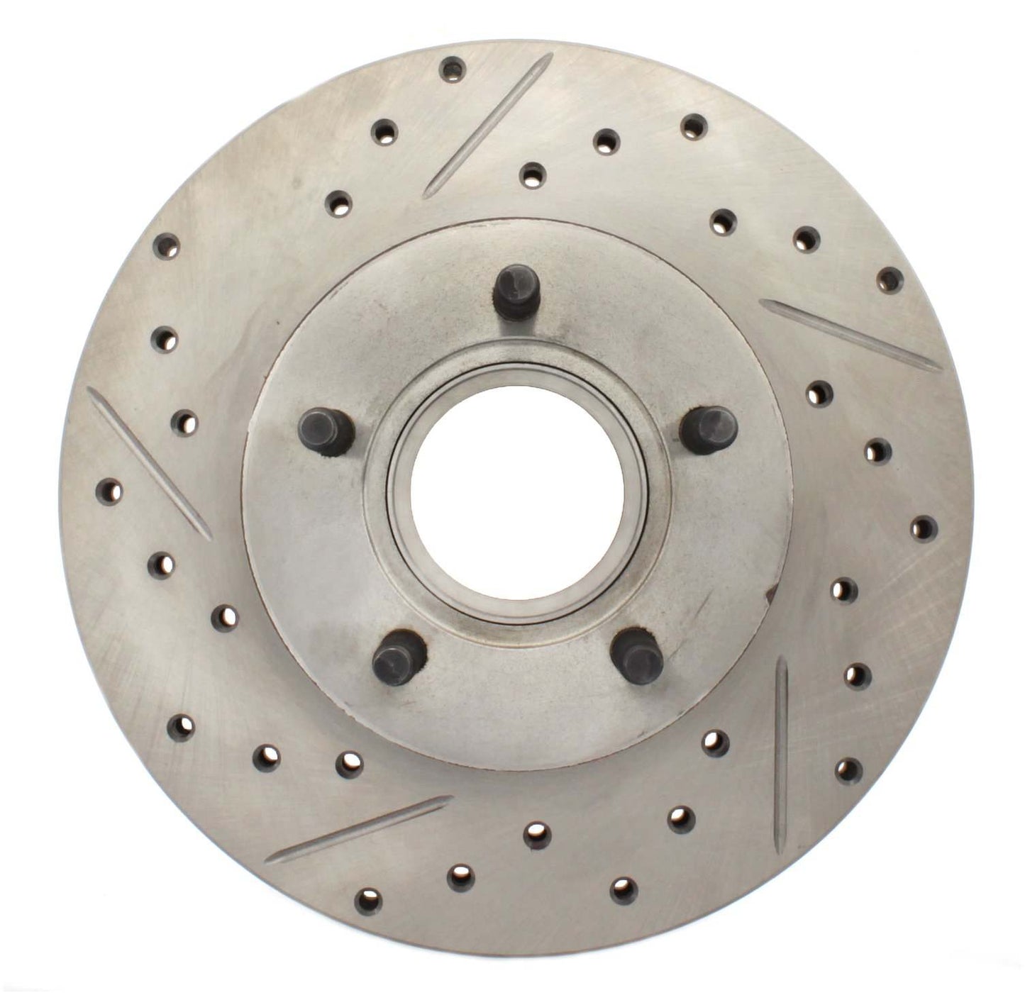 StopTech Select Sport Drilled And Slotted Brake Rotor; Front Right
