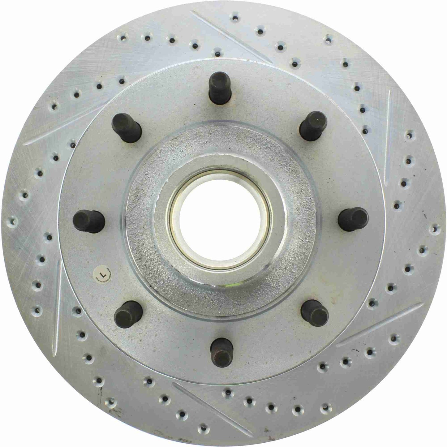 StopTech Select Sport Drilled And Slotted Brake Rotor; Front Left