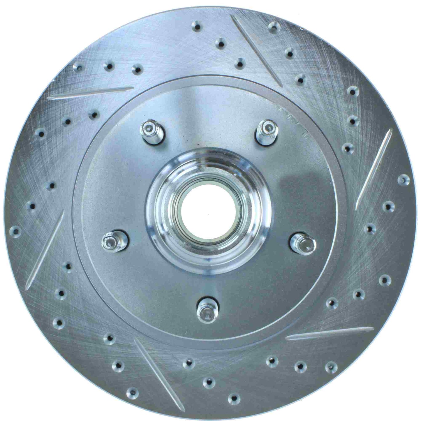 StopTech Select Sport Drilled And Slotted Brake Rotor; Front Left