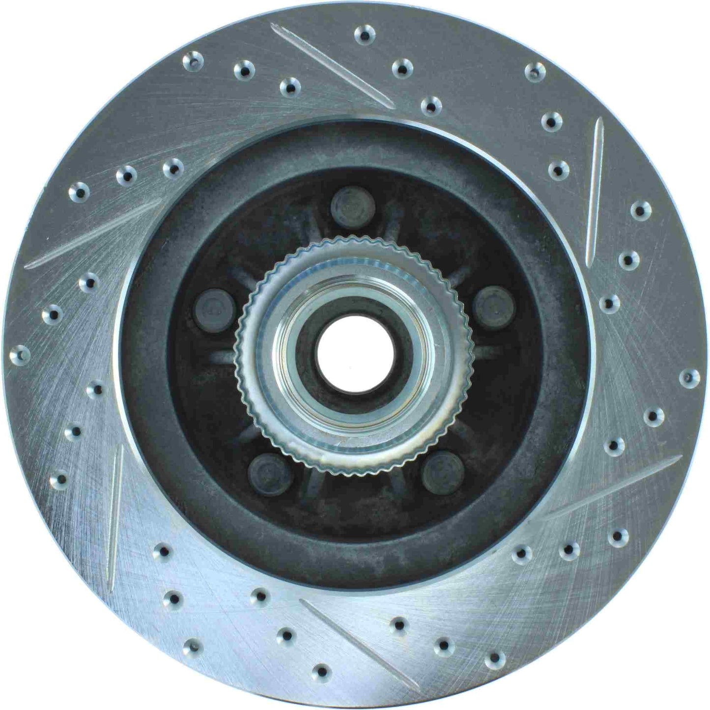 StopTech Select Sport Drilled And Slotted Brake Rotor; Front Right