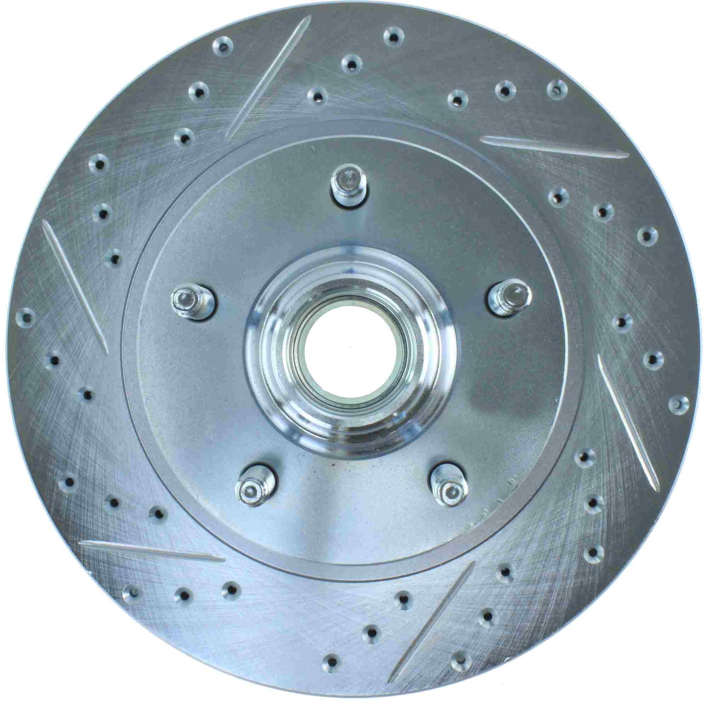 StopTech Select Sport Drilled And Slotted Brake Rotor; Front Right