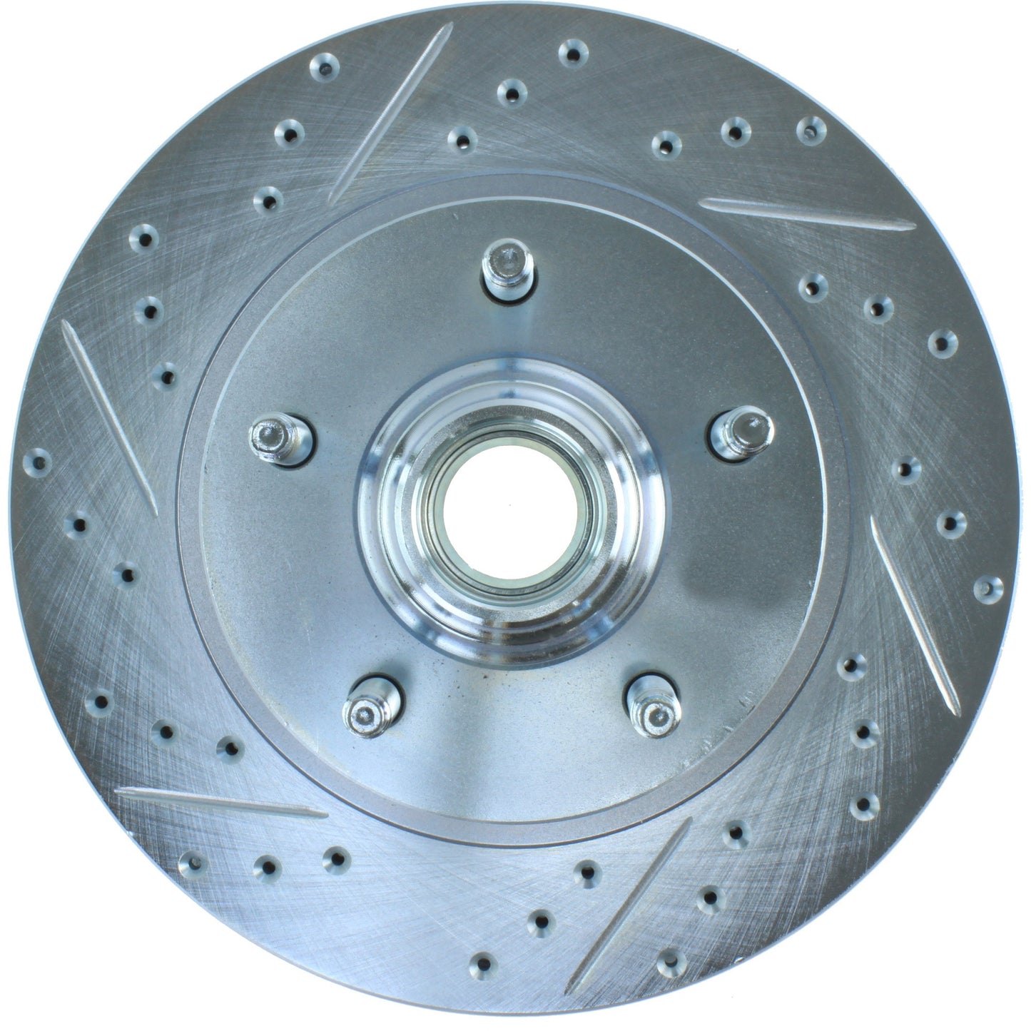 StopTech Select Sport Drilled And Slotted Brake Rotor; Front Right
