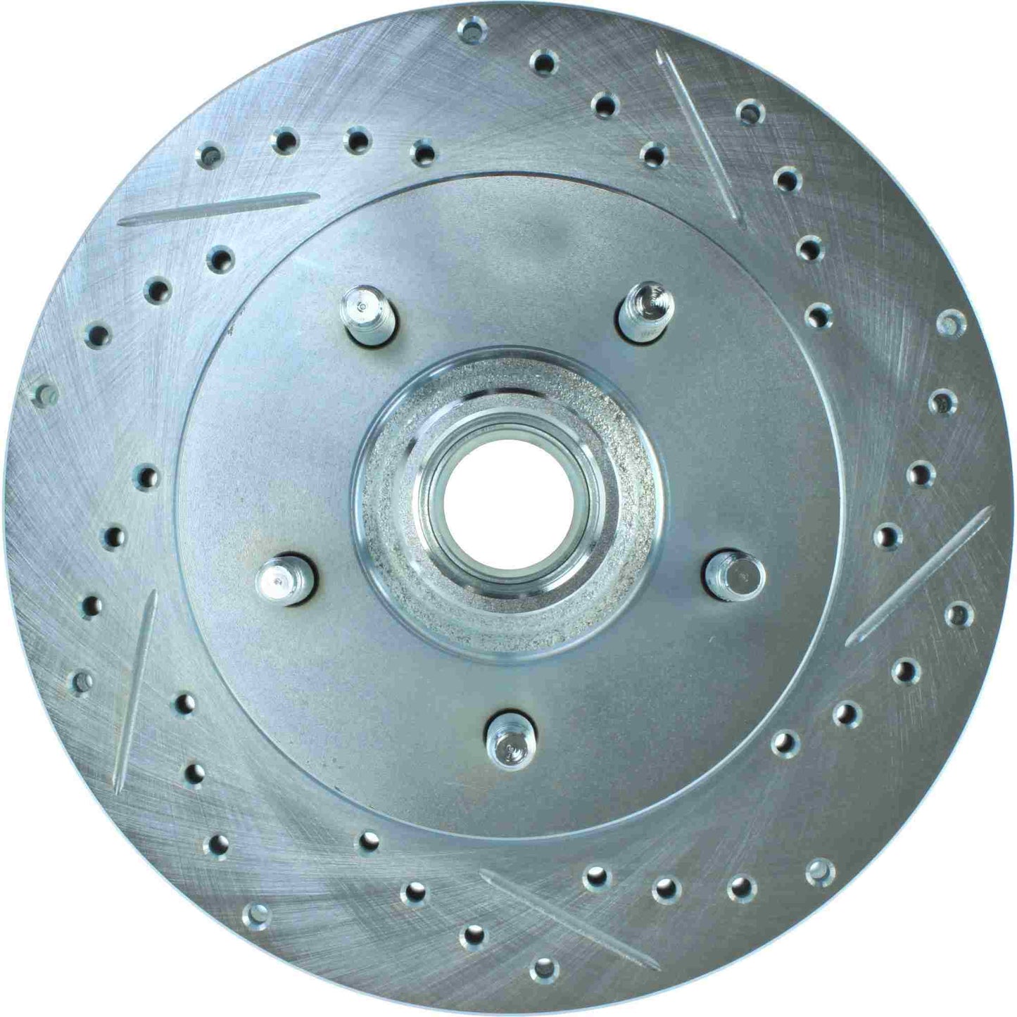 StopTech Select Sport Drilled And Slotted Brake Rotor; Front Left