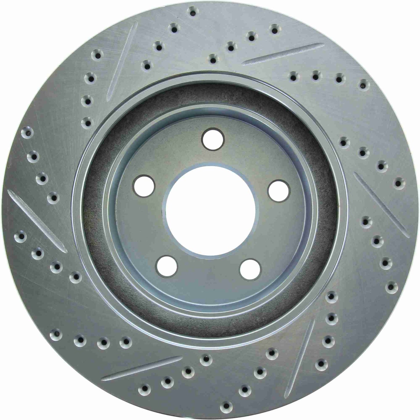 StopTech Select Sport Drilled And Slotted Brake Rotor; Front Left