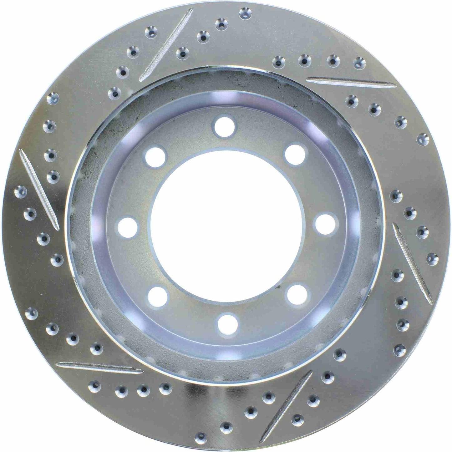 StopTech Select Sport Drilled And Slotted Brake Rotor; Front Left