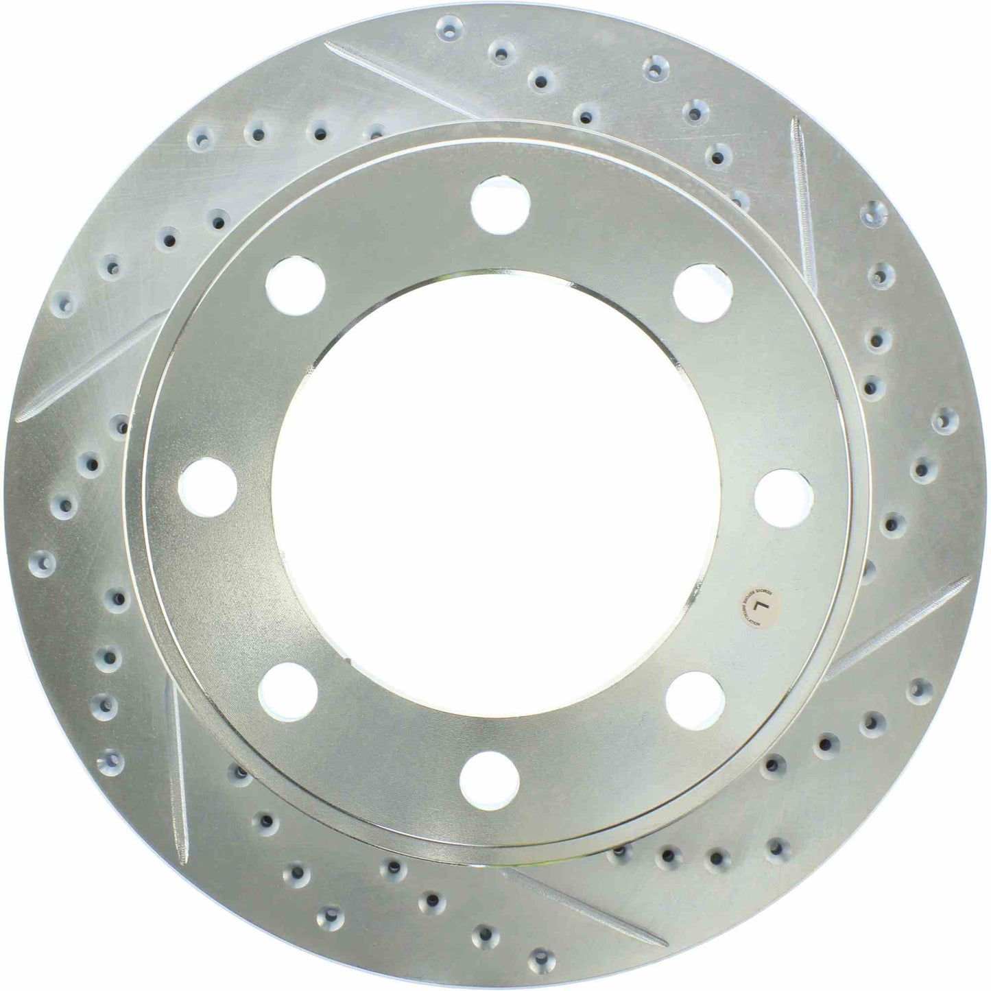 StopTech Select Sport Drilled And Slotted Brake Rotor; Front Left