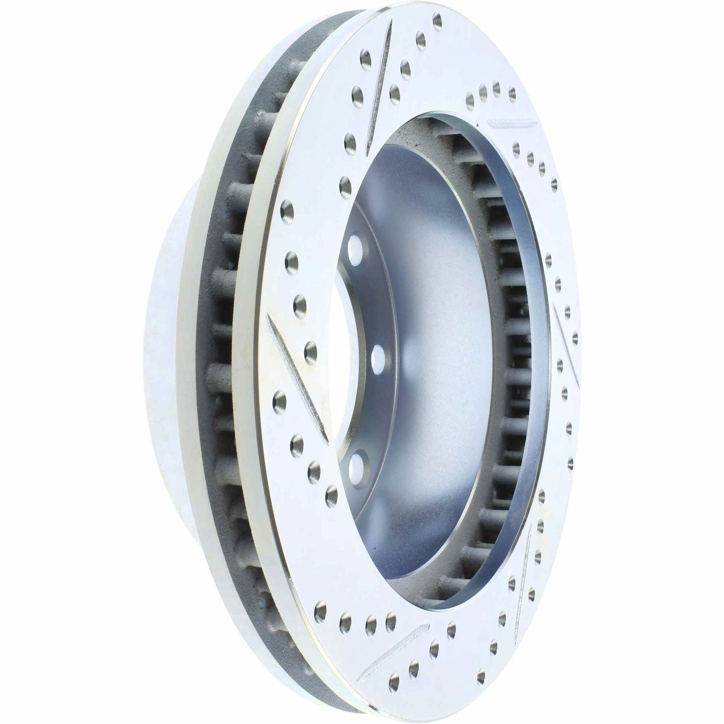 StopTech Select Sport Drilled And Slotted Brake Rotor; Front Left