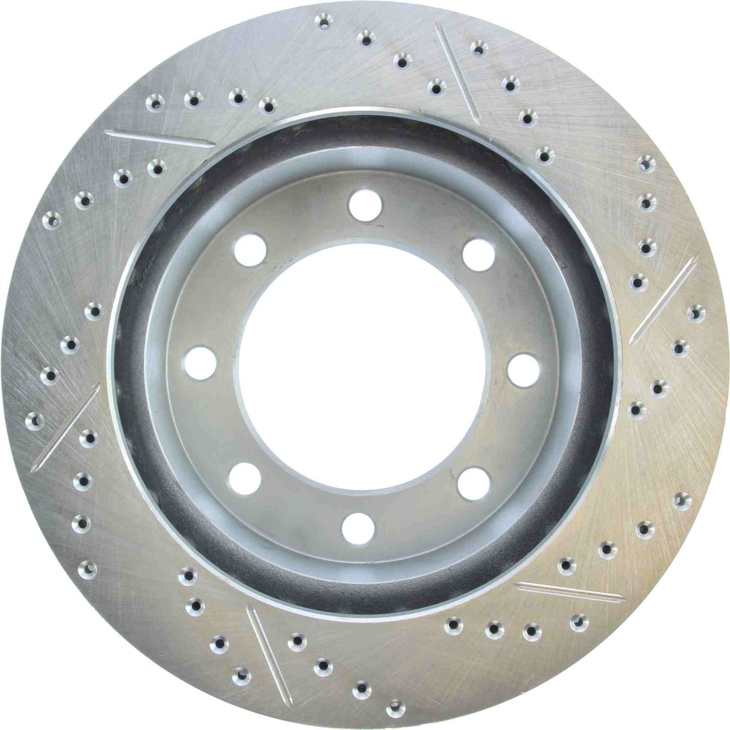 StopTech Select Sport Drilled And Slotted Brake Rotor; Front Right